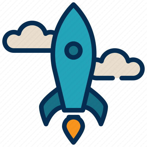 Cloud, rocket, flight, fly, launch, startup icon - Download on Iconfinder