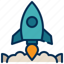 launch, startup, rocket, fly, flight