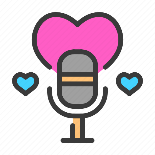 Heart, love, music, romance, song, valentine, wedding icon - Download on Iconfinder