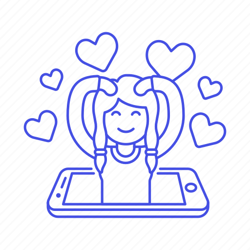 Dating, distance, happy, long, love, online, relationship icon - Download on Iconfinder