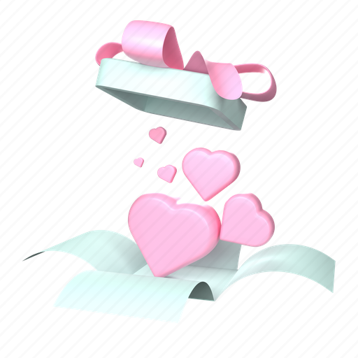 Romance, love, romantic, valentine, beautiful, valentines day, heart 3D illustration - Download on Iconfinder