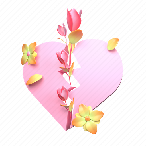 Romance, love, romantic, valentine, beautiful, valentines day, anniversary 3D illustration - Download on Iconfinder