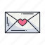 envelope, letter, communication, chat, mail, message, love, cute, valentine 