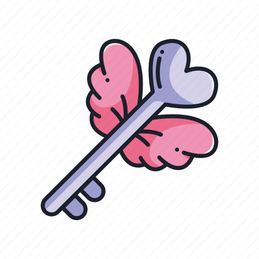 Key, romance, love, cute, security, valentine, lock icon - Download on Iconfinder