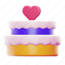 love, cake, wedding, heart, valentine, bakery, pastry, food, dessert 