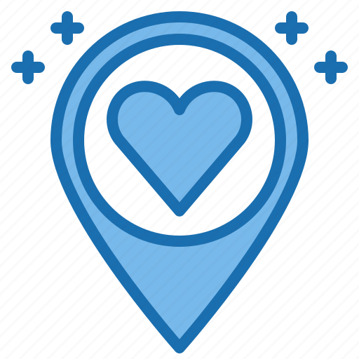 Couple, location, man, romance, romantic, woman icon - Download on Iconfinder