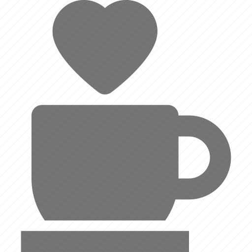 Coffee, heart, beverage, mug, tea icon - Download on Iconfinder