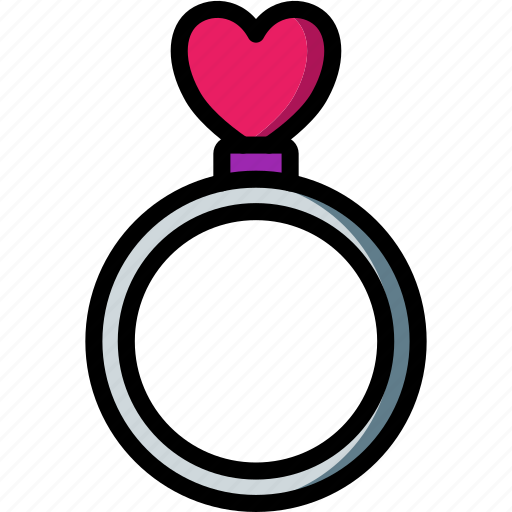 Day, heart, ring, romance, valentines icon - Download on Iconfinder