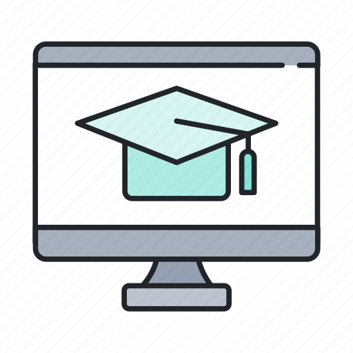 Distance, education, graduate, graduation, learning, online icon - Download on Iconfinder