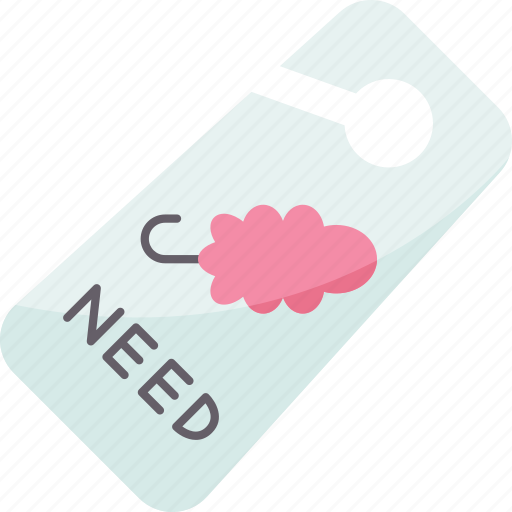 Door, tag, hotel, room, privacy icon - Download on Iconfinder