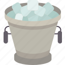 ice, buckets, cooler, bar, ware