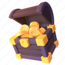 treasure, chest, 2 