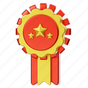 medal, rosette, award badge, badge, award, ribbon-badge, achievement, star-badge, reward