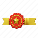 ribbon, award badge, badge, award, ribbon-badge, achievement, star-badge, reward, medal