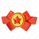 ribbon, stars, award badge, badge, award, ribbon-badge, star-badge, reward, medal