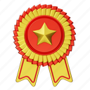 rosette, stars, award badge, badge, award, ribbon-badge, achievement, star-badge, reward