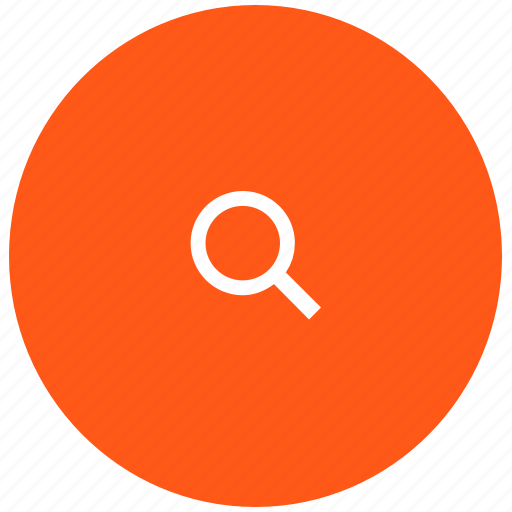 Find, glass, magnifying, red, search icon - Download on Iconfinder