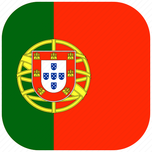 Portugal, flag, europe, country, national, rounded, square icon - Download on Iconfinder