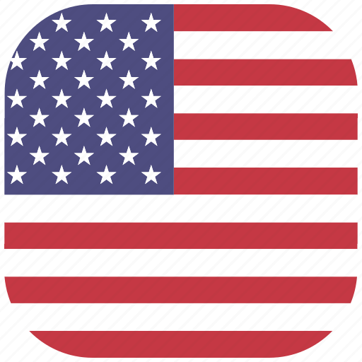 America, country, flag, national, united states, rounded, square icon - Download on Iconfinder
