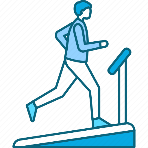 Routine, everyday, man, running, treadmill, sport, exercise icon - Download on Iconfinder