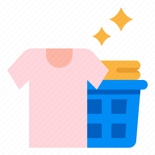 Basket, clothes, housework, laundry, washing icon - Download on Iconfinder