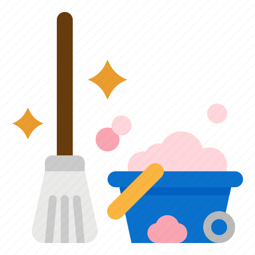 Clean, healthcare, household, housekeeping, mop icon - Download on Iconfinder