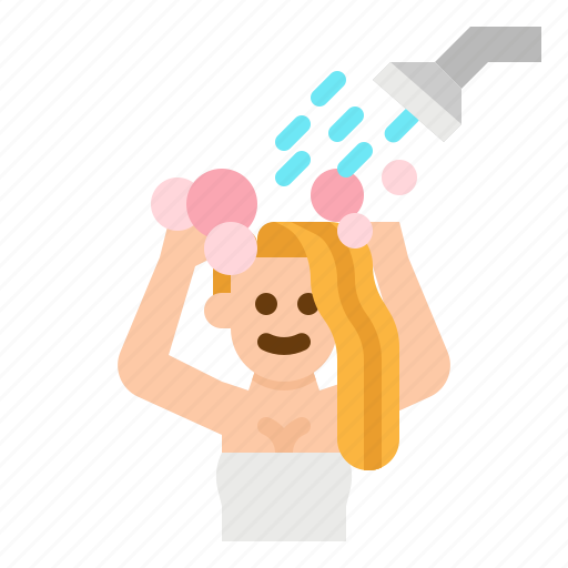 Hair, healthcare, salon, shower, washing icon - Download on Iconfinder