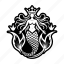 jewel, icons, crown, icon, king, queen, luxury, set, 2 