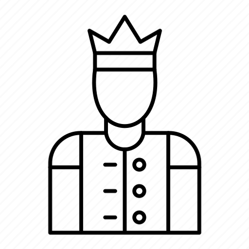 Crown, king, man, royalty, prince icon - Download on Iconfinder