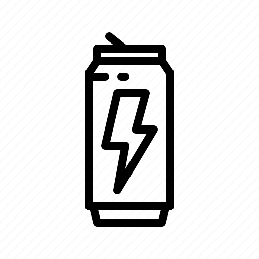 Bolt, can, drinks, energy, powerful icon - Download on Iconfinder