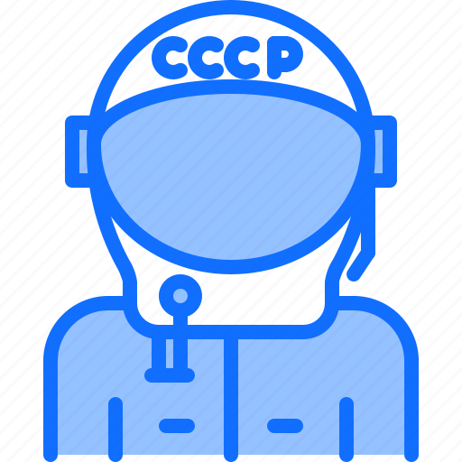 Gagarin, man, suit, spacesuit, ussr, astronaut, space icon - Download on Iconfinder