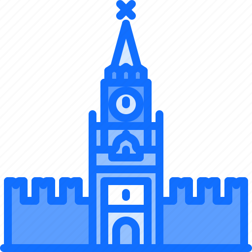 Kremlin, clock, building, russia, country, nation, culture icon - Download on Iconfinder