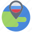 map, planet, pin, location, flag, russia, country, nation, culture 