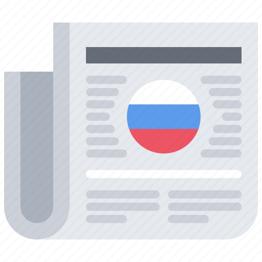 News, newspaper, flag, russia, country, nation, culture icon - Download on Iconfinder