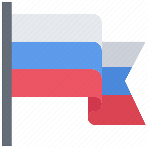 Flag, russia, country, nation, culture icon - Download on Iconfinder