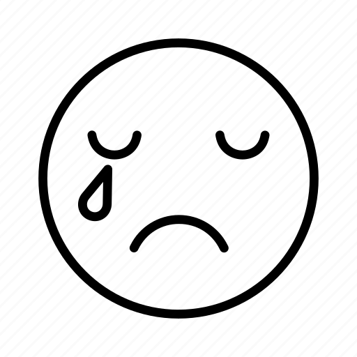 Sad, crying, mental, psychology, emoticon icon - Download on Iconfinder