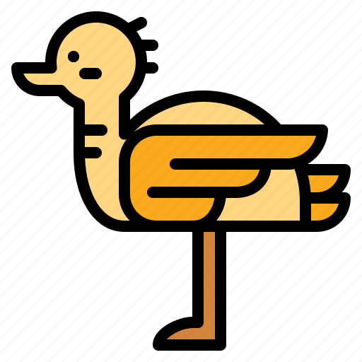 Bird, ostrich, wildlife, zoo icon - Download on Iconfinder
