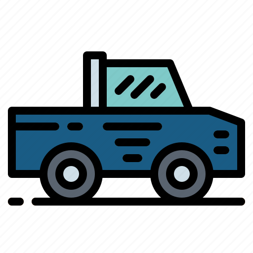 Pickup, transportation, truck, vehicle icon - Download on Iconfinder