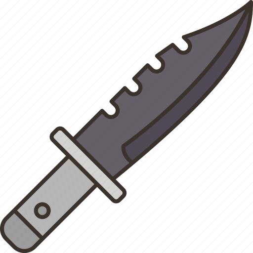 Knife, dagger, blade, weapon, hunting icon - Download on Iconfinder