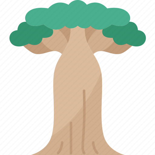 Tree, savanna, baobab, plant, safari icon - Download on Iconfinder