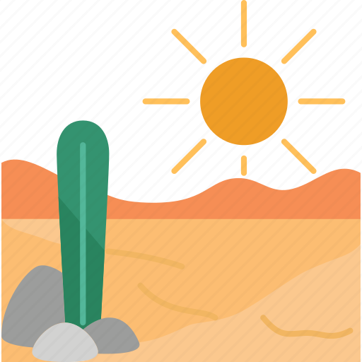 Desert, sand, landscape, wilderness, hot icon - Download on Iconfinder