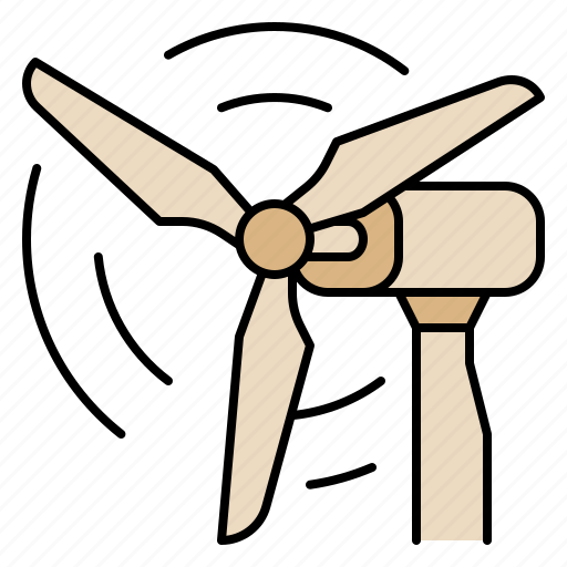 Wind, turbine, generator, converter, clean, energy, power icon - Download on Iconfinder