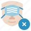 wrong, mask, wearing, protection, safety 