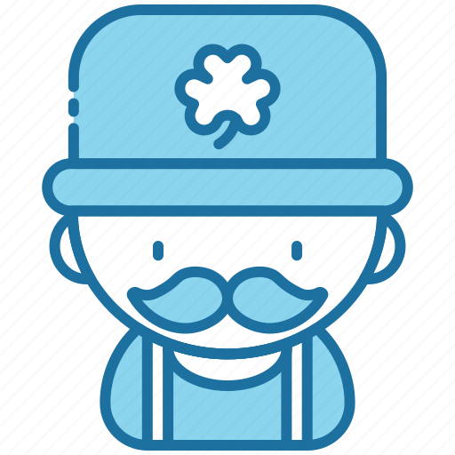 Man, avatar, male, moustache, user, st patrick, saint patrick icon - Download on Iconfinder