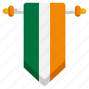 flag, country, ireland, irish, nation, national