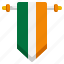 flag, country, ireland, irish, nation, national 