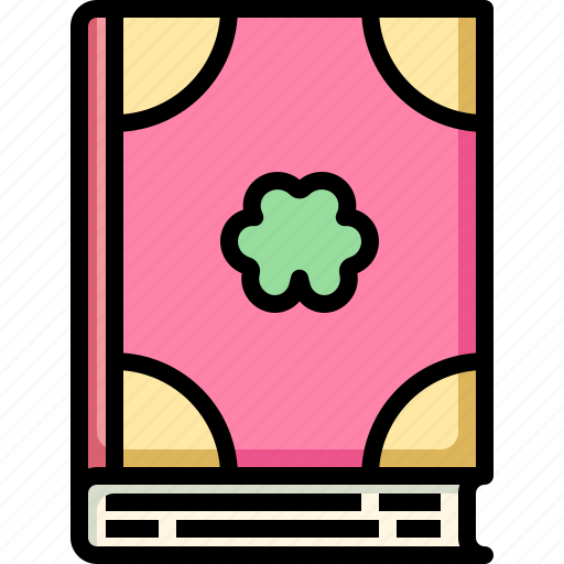 Book, clover, day, patrick, saint, st icon - Download on Iconfinder