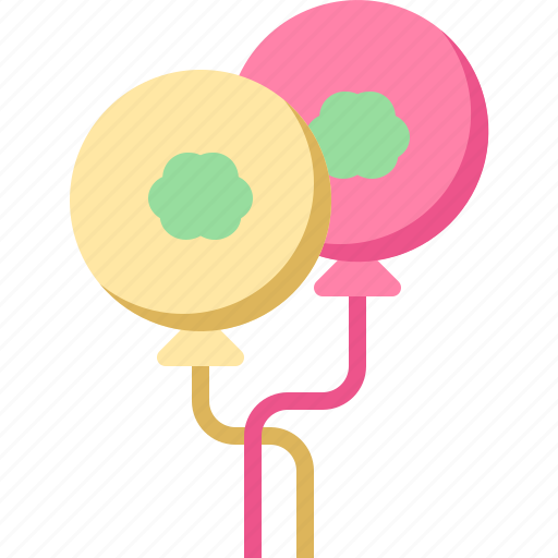 Balloons, celebration, clover, decoration, patrick, shamrock, st icon - Download on Iconfinder