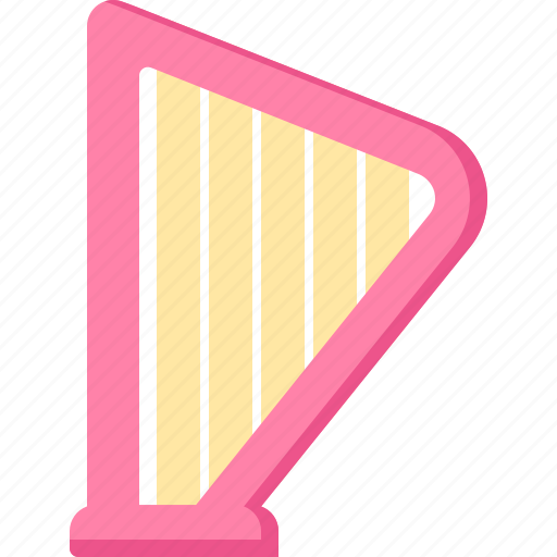 Day, harp, irish, melody, music, patrick, st icon - Download on Iconfinder