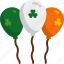 balloons, irish, st patrick, patricks, ireland, holiday 